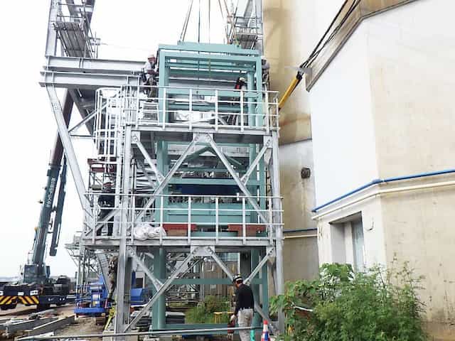 コンベア設置工事5